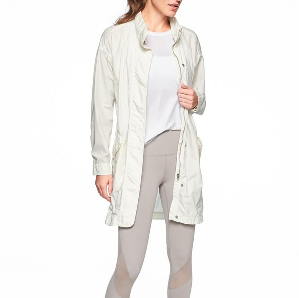 Athleta organic cotton spring jacket